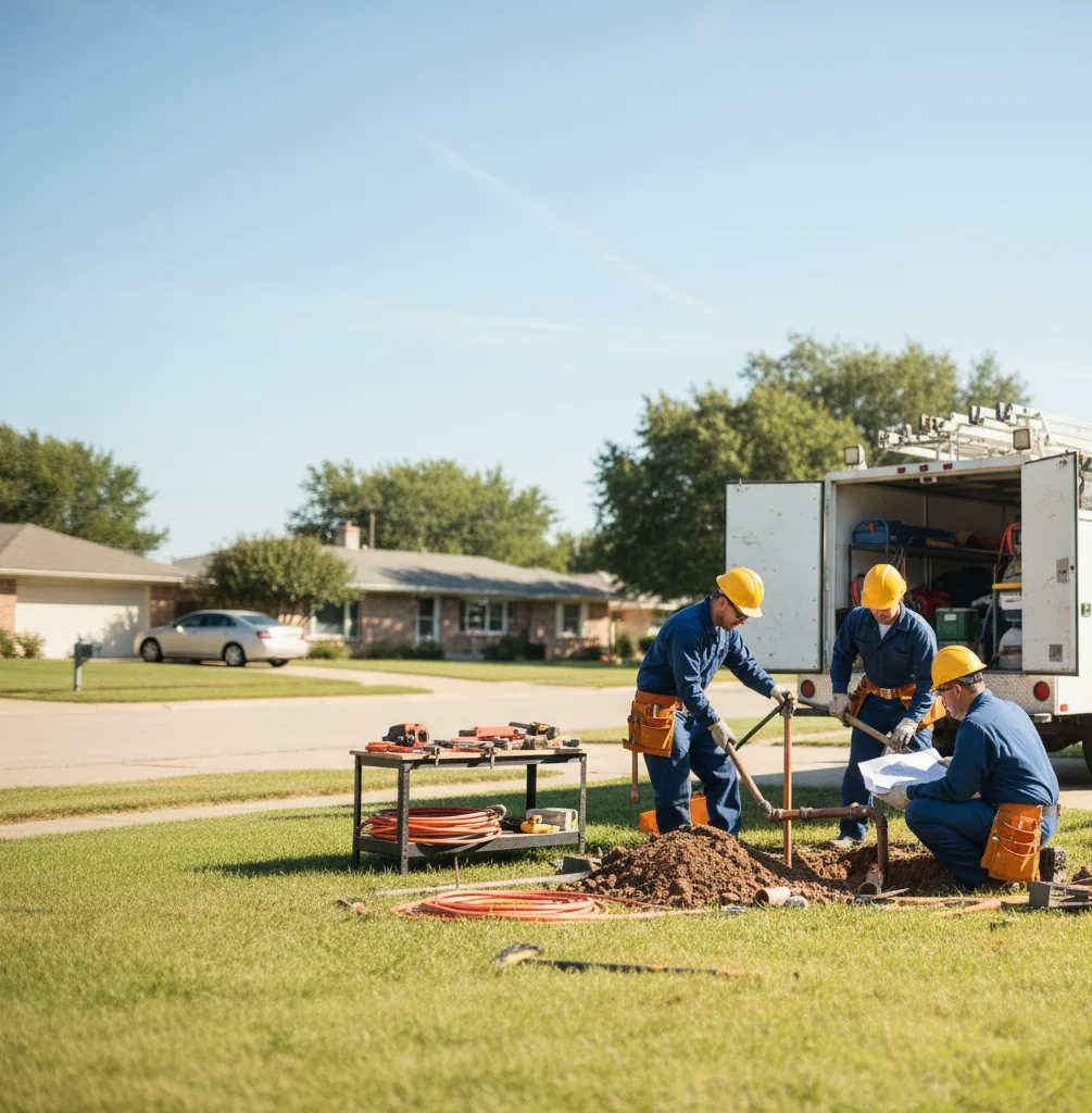 Sewer Line Repair in Troy, TX